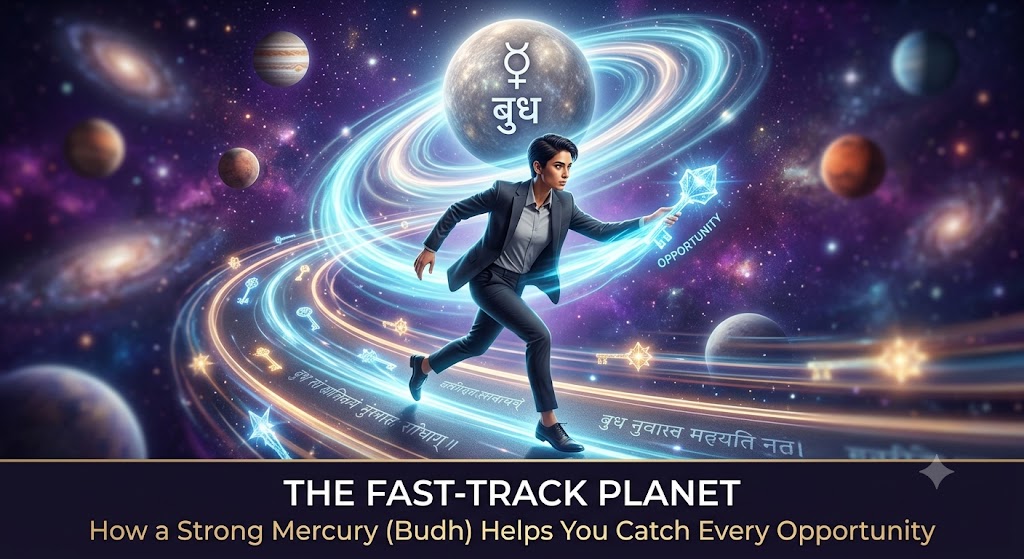 The Fast-Track Planet: How a Strong Mercury (Budh) Helps You Catch Every Opportunity